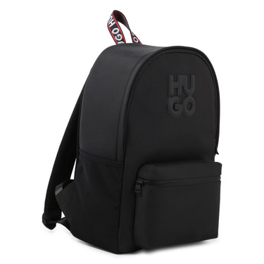 HUGO Backpack o mochila para niño y adolescente logo al tono en relieve